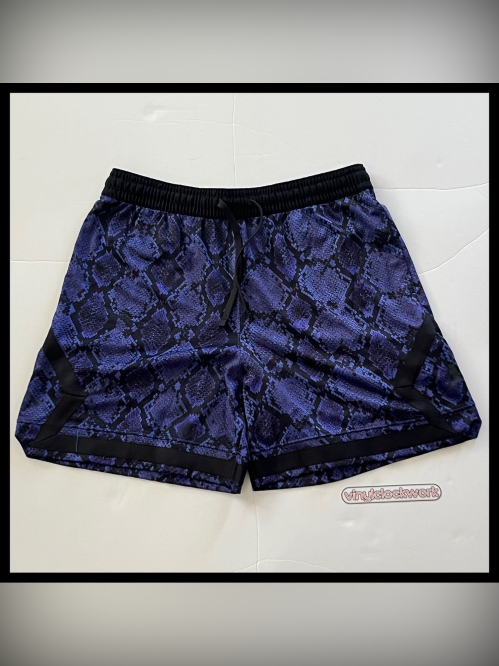 Nike Jordan Dri-FIT Mesh Diamond Shorts Mens XL Purple Snakeskin HF9907-543
